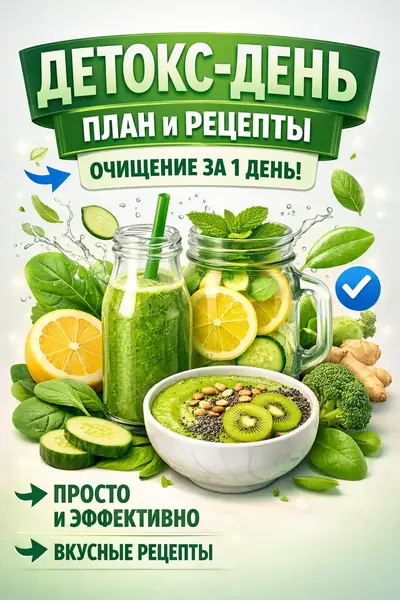 Детокс-день: план и рецепты