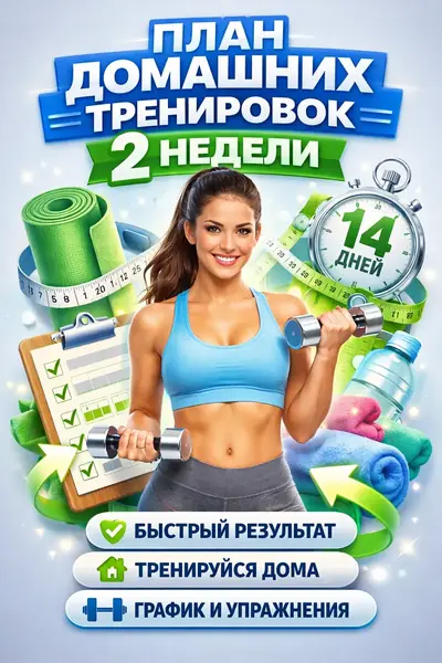 План домашних тренировок: 2 недели